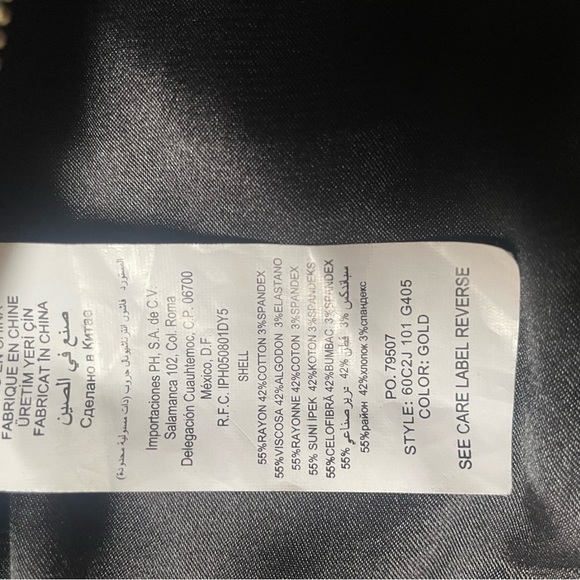 XXS BEBE strapless beautifully embroidered top - Picture 6 of 7